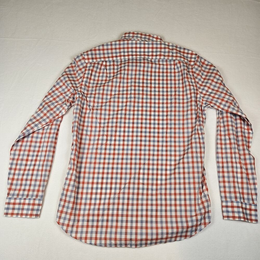 J.Crew Button Down Mens M Gingham Light Weight Shirt Long Sleeve Plaid Cotton - Picture 4 of 14